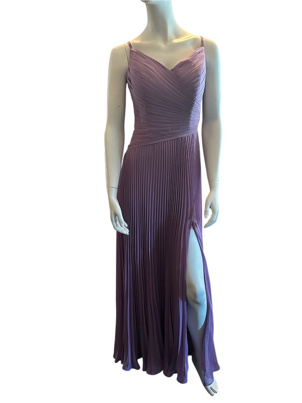 Wear Your Love Pleated Spaghetti Strap Bridesmaid Dress Purple Various Sizes NWT